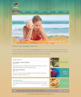 Beach Resort Web Template