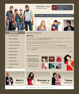 Fashion website template
