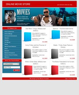 Online movie store