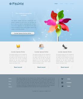 Party Website Template