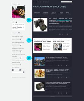 Photography web template