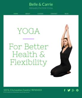 Rehabilitation Yoga Template